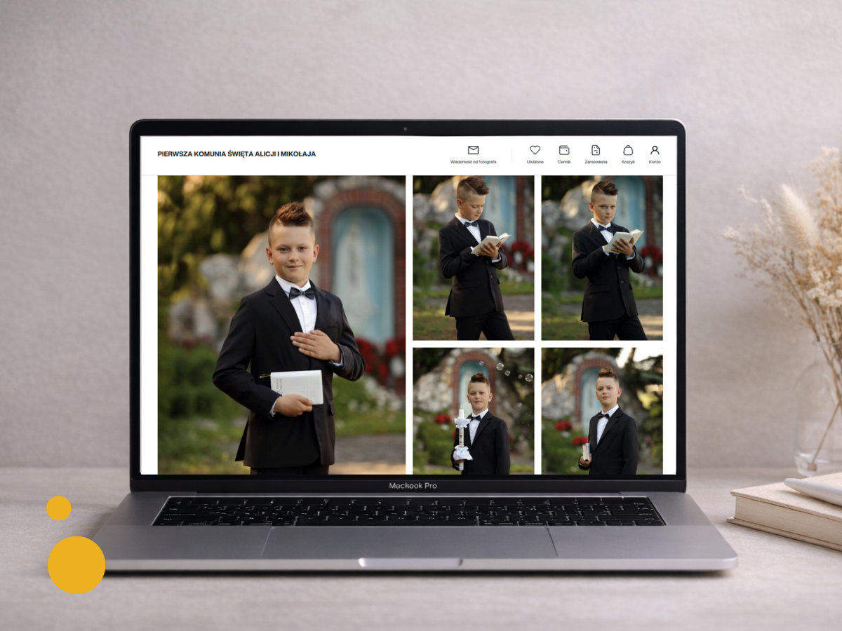 Sesja komunijna w praktyce - jak usprawnić sprzedaż zdjęć dzięki galerii online?