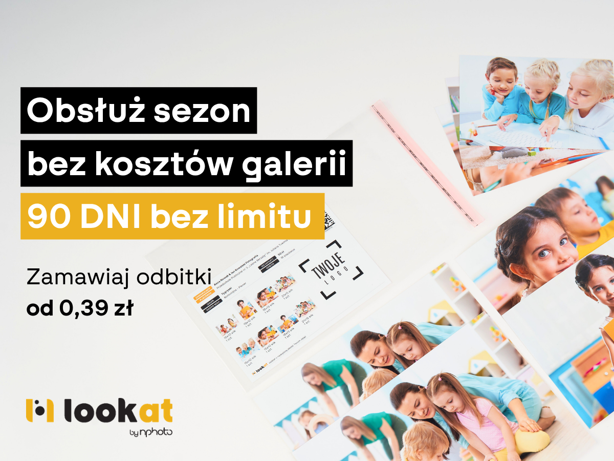 Obsłuż sezon bez kosztów galerii - 3 miesiące bez limitów w LookAt